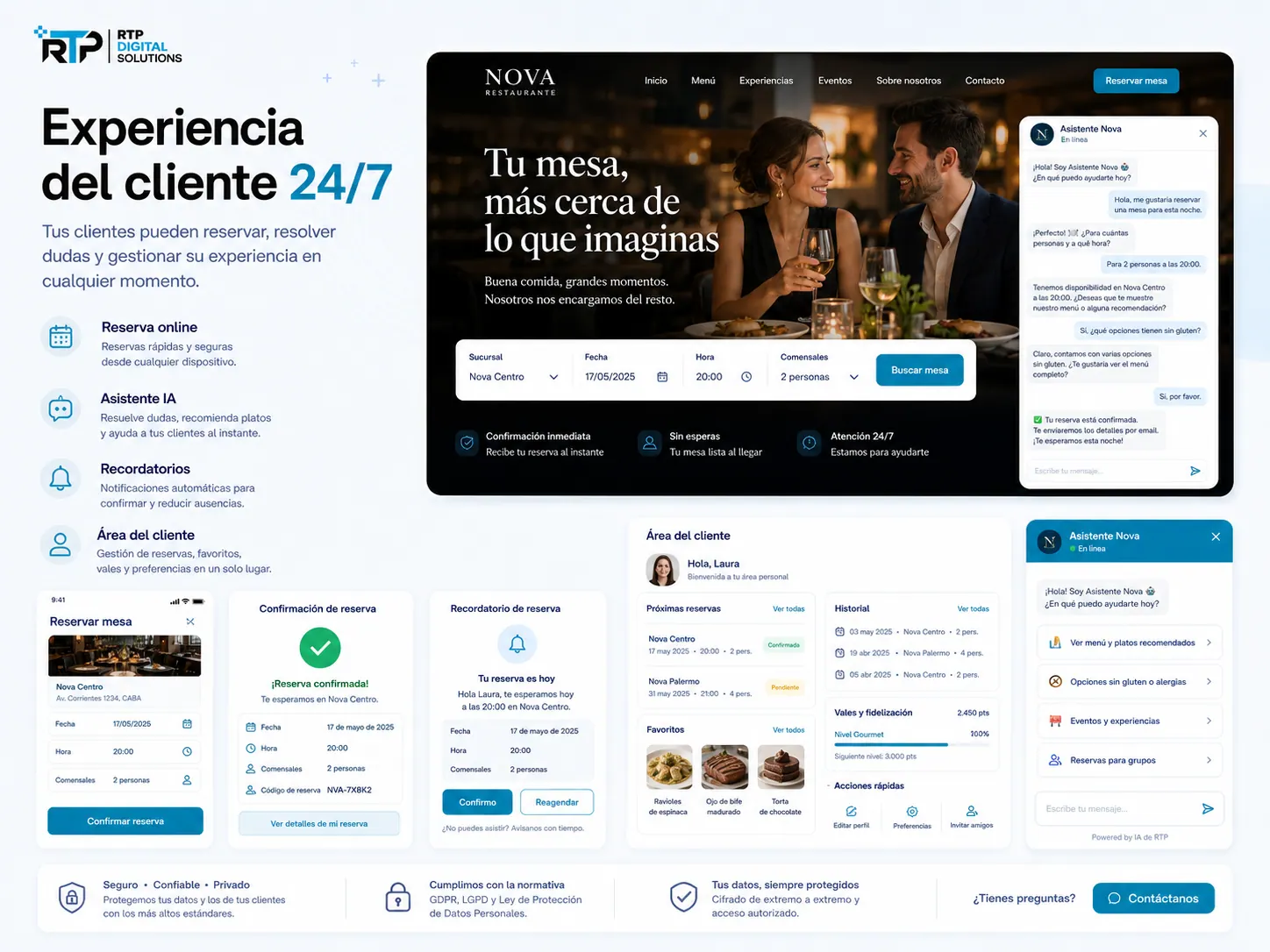 Experiencia del cliente para restaurantes en Navarra